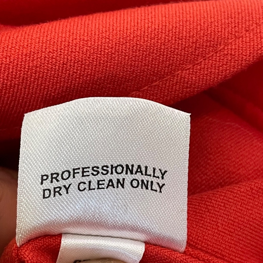 St John Sport Orange Coral Cotton Stretch Zipup Jacket Large 90’s Rare! - Picture 6 of 13